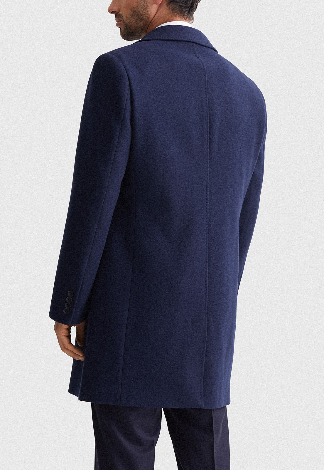 Abrigo Hombre Formal Navy Mavianni
