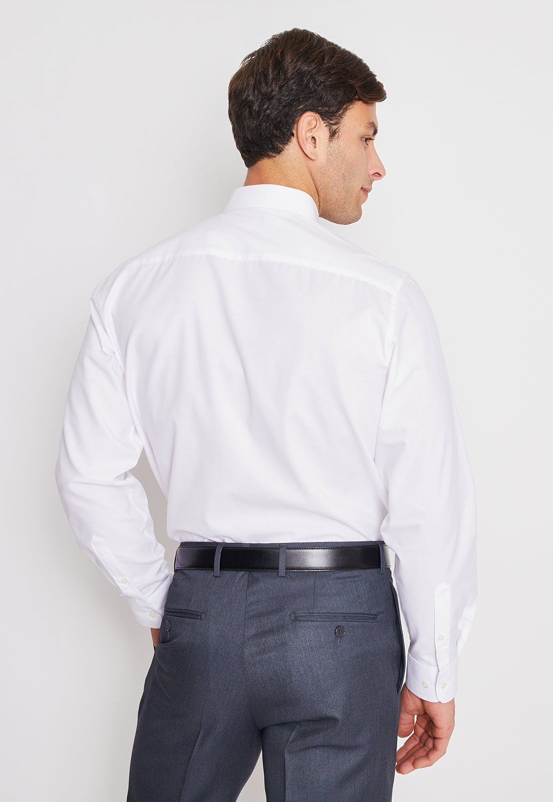 Camisa Formal Básica Oxford Regular Blanco