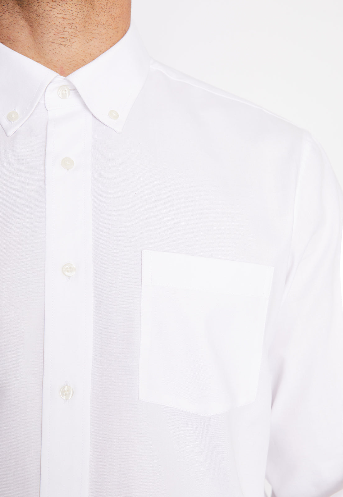 Camisa Formal Básica Oxford Regular Blanco