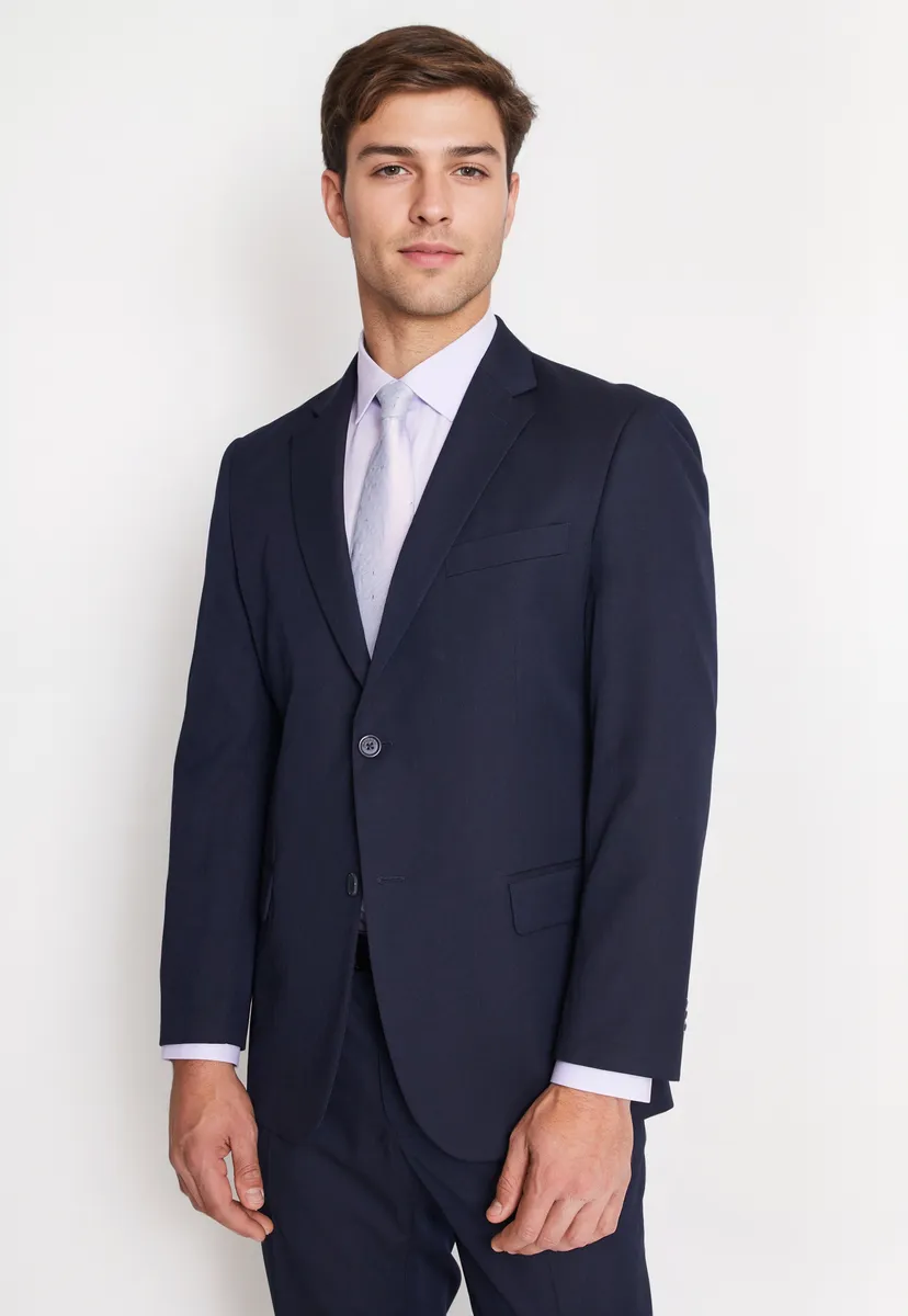 Traje Formal Básico Regular Twill Navy