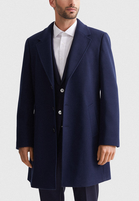 Abrigo Hombre Formal Navy Mavianni