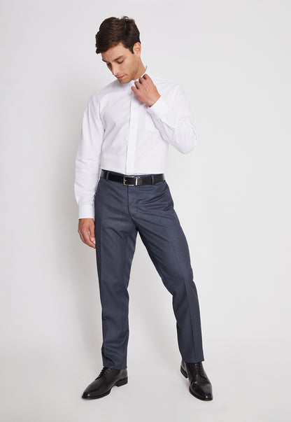Camisa Formal Básica Oxford Regular Blanco
