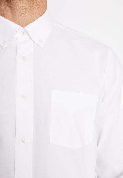 Camisa Formal Básica Oxford Regular Blanco