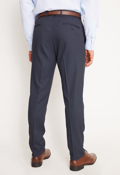 Traje Formal Hombre Slim Texturado Azul Marino