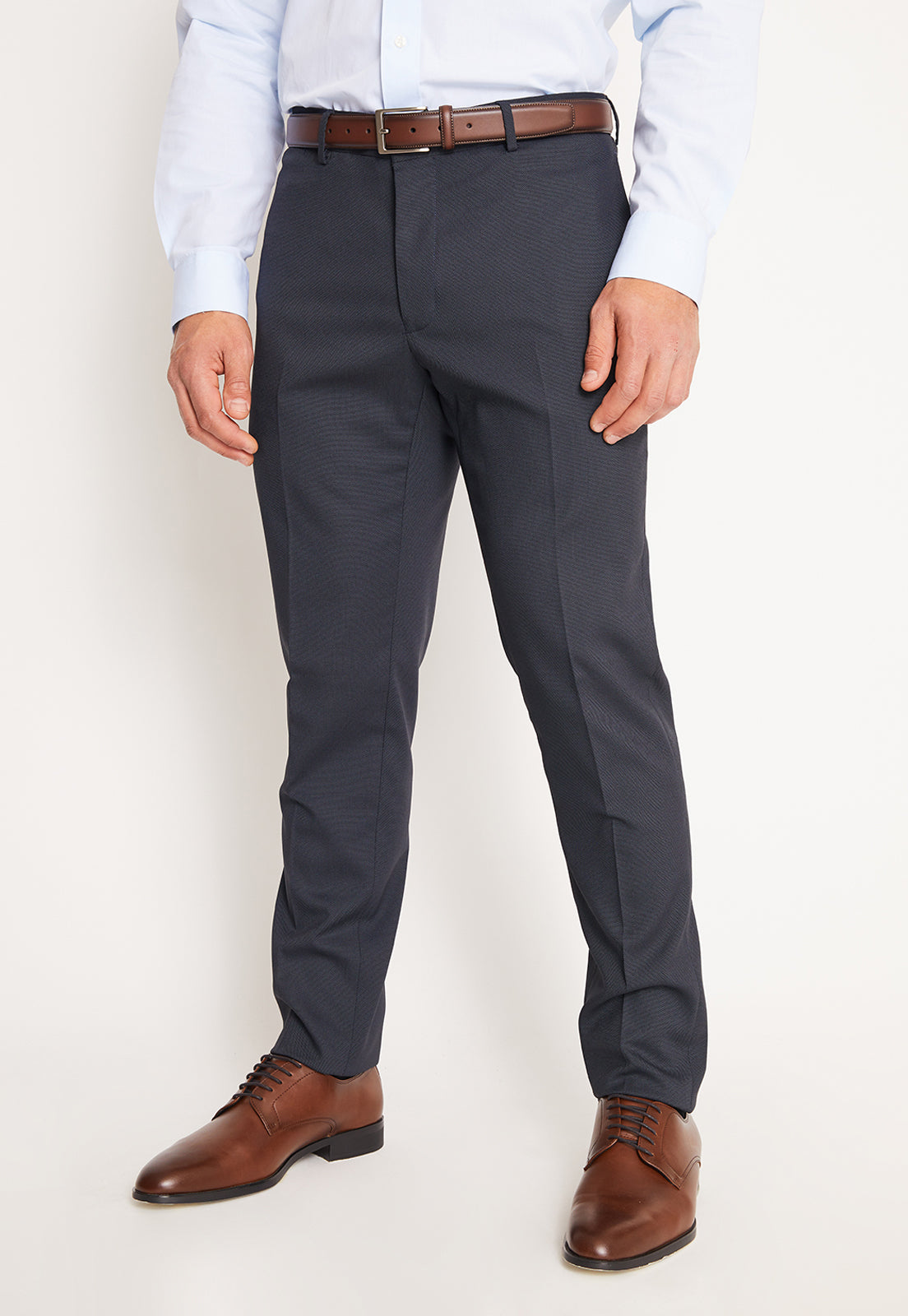 Traje Formal Hombre Slim Texturado Azul Marino