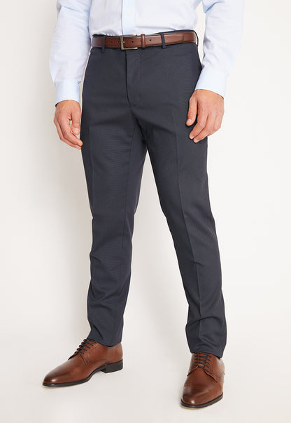 Traje Formal Hombre Slim Texturado Azul Marino