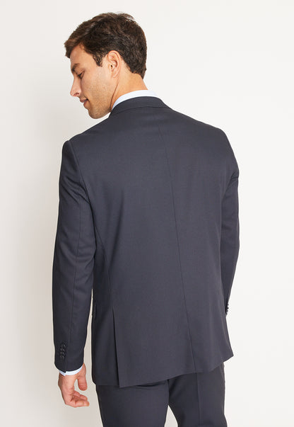 Traje Formal Hombre Slim Texturado Azul Marino