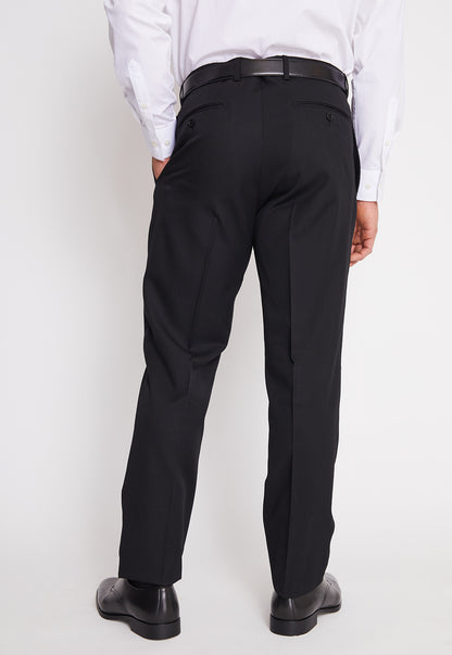 Traje Formal Básico Regular Twill Negro