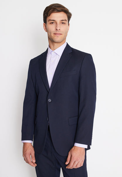 Traje Formal Básico Regular Twill Navy