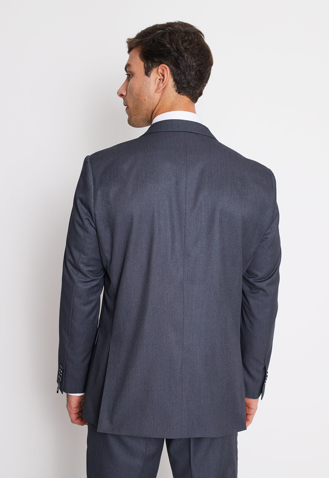 Traje Formal Básico Regular Twill Marengo