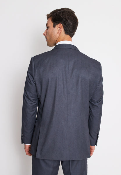 Traje Formal Básico Regular Twill Marengo