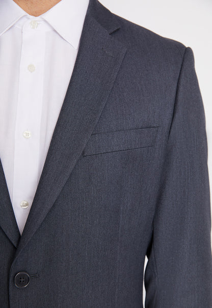 Traje Formal Básico Regular Twill Marengo