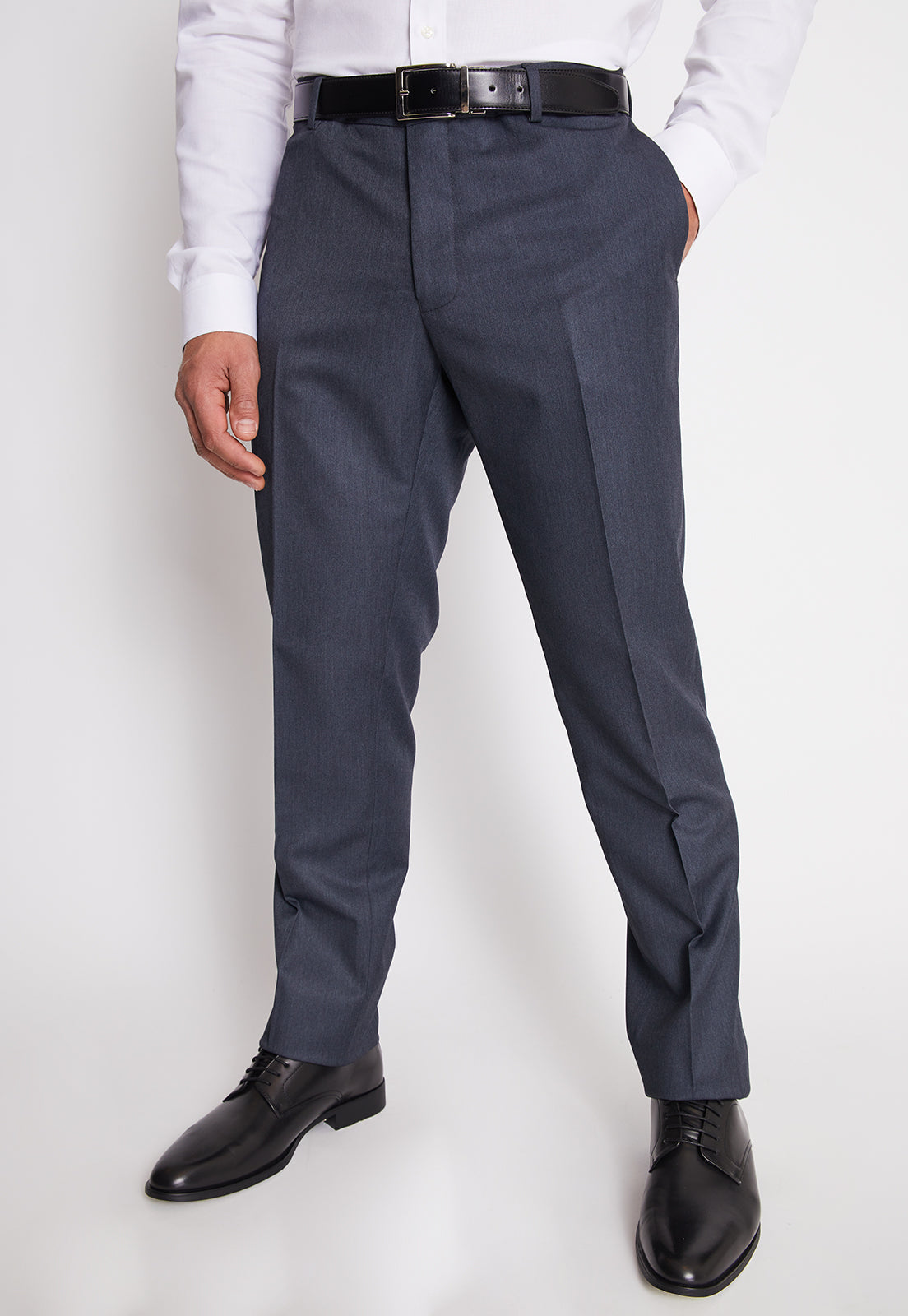 Traje Formal Básico Regular Twill Marengo