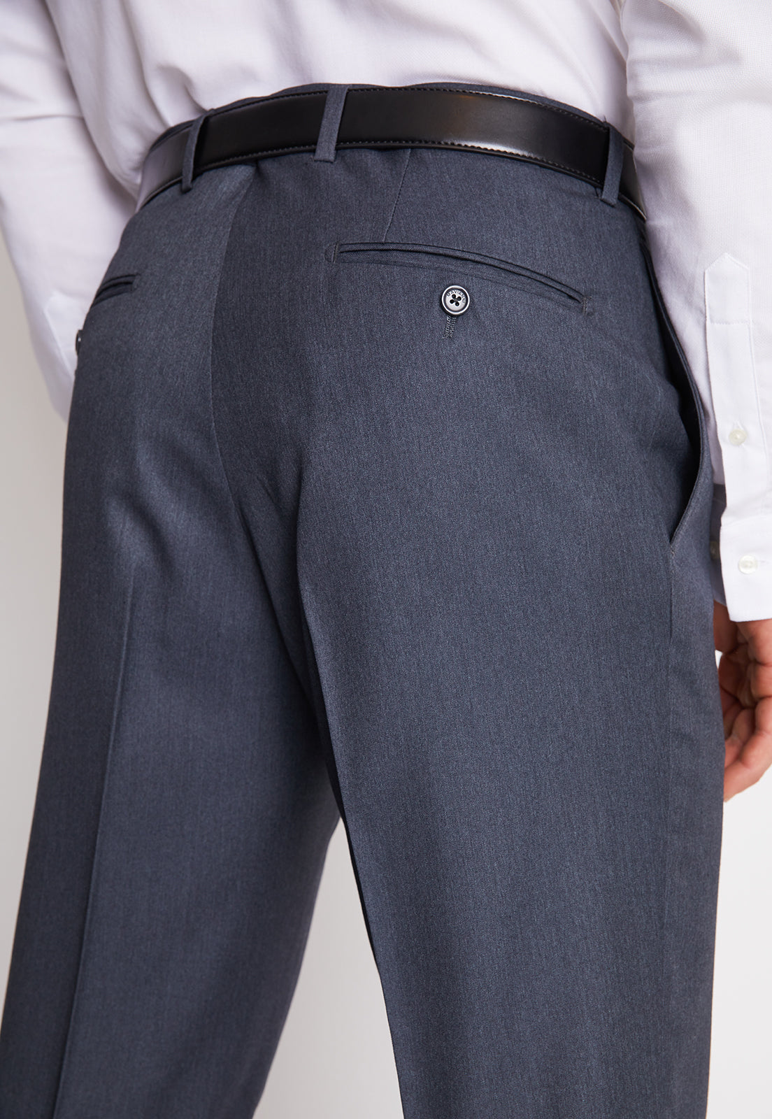 Traje Formal Básico Regular Twill Marengo