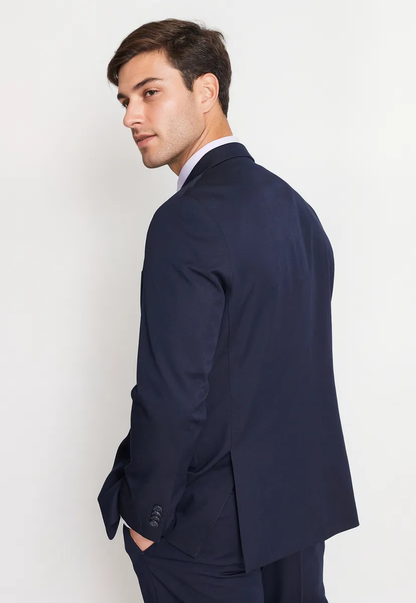Traje Formal Básico Regular Twill Navy